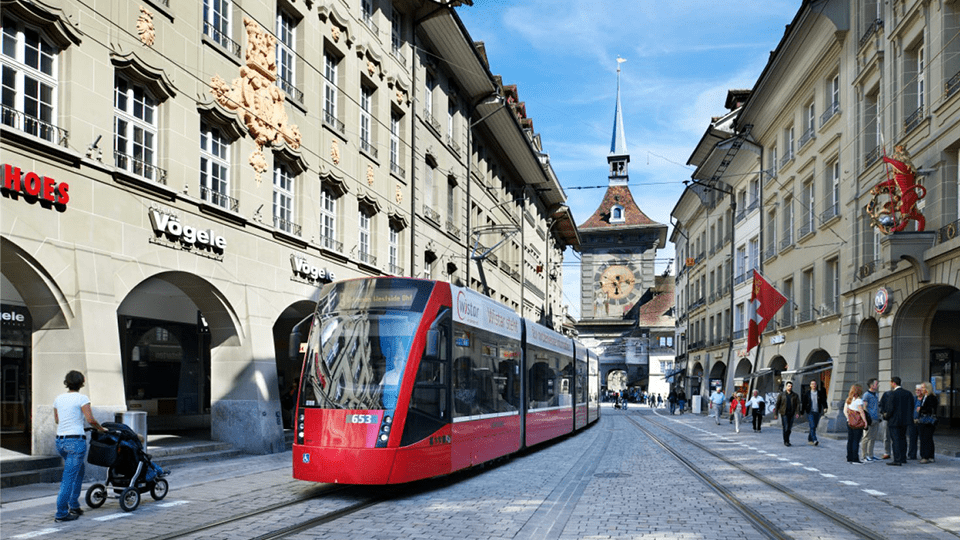 Öffentliches Verkehrsmittel in Bern
